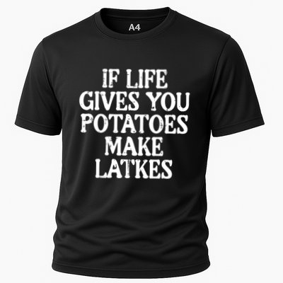 Hanukkah Life Gives Potatoes Make Latkes Chanukah Performance Shirt
