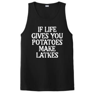 Hanukkah Life Gives Potatoes Make Latkes Chanukah PosiCharge Competitor Tank