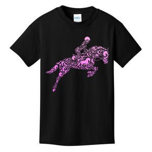 Horse Lover Girl Horseback Riding Women Kids T-Shirt