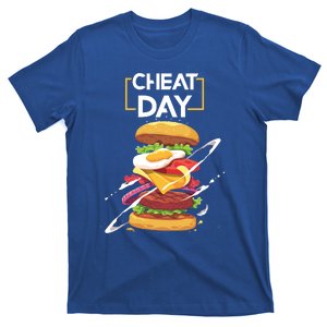 Hamburger Lover Gift Fast Food Gym Workout Cheat Day Meaningful Gift T-Shirt