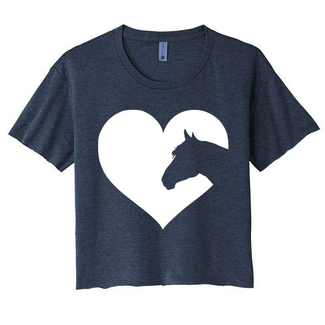 Horse Lover Gift For Women Who Love Horses Crop Top
