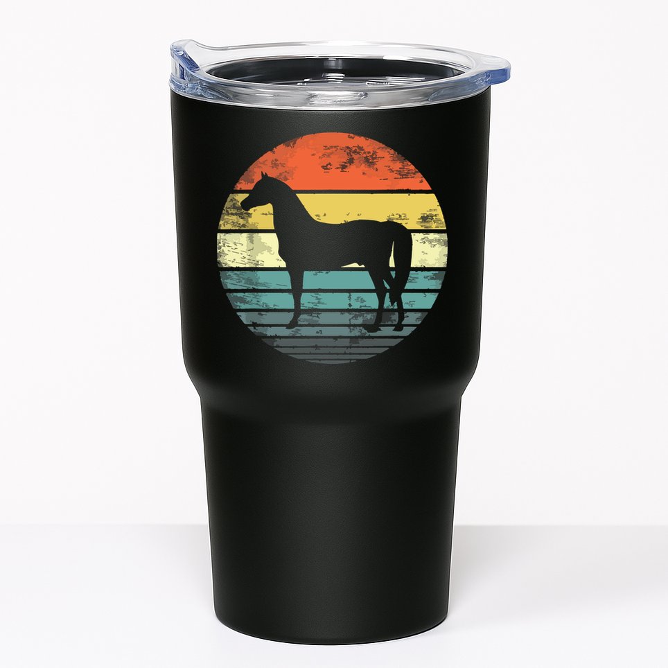 Horse Lover Gifts Horseback Riding Equestrian Retro Vintage Tumbler