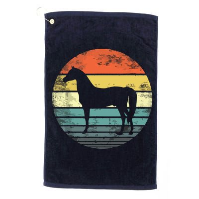 Horse Lover Gifts Horseback Riding Equestrian Retro Vintage Golf Towel