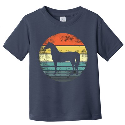 Horse Lover Gifts Horseback Riding Equestrian Retro Vintage Toddler T-Shirt