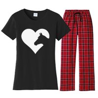 Horse lover gift for who love horses Women's Flannel Pajama Set