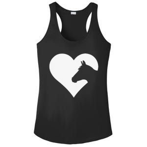 Horse lover gift for who love horses Ladies PosiCharge Competitor Racerback Tank