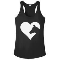 Horse lover gift for who love horses Ladies PosiCharge Competitor Racerback Tank