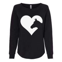 Horse lover gift for who love horses Womens California Wash Sweatshirt