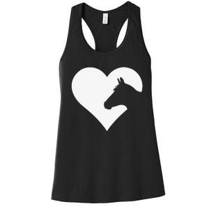 Horse lover gift for who love horses Women's Racerback Tank