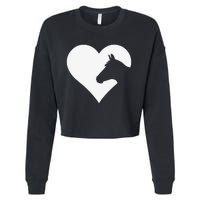 Horse lover gift for who love horses Cropped Pullover Crew