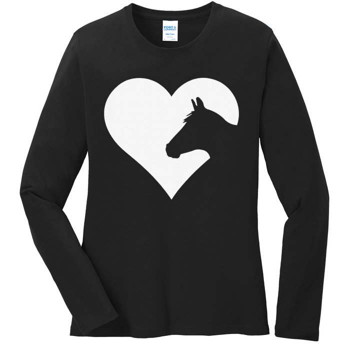 Horse lover gift for who love horses Ladies Long Sleeve Shirt