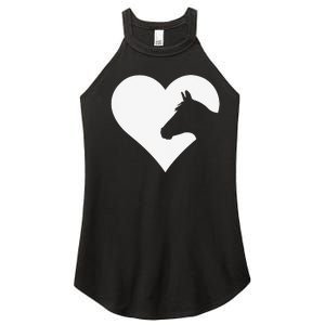 Horse lover gift for who love horses Women's Perfect Tri Rocker Tank