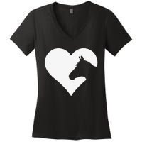 Horse lover gift for who love horses Women's V-Neck T-Shirt