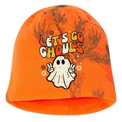 Halloween Lets Go Ghouls Ghost Retro Kati - Camo Knit Beanie