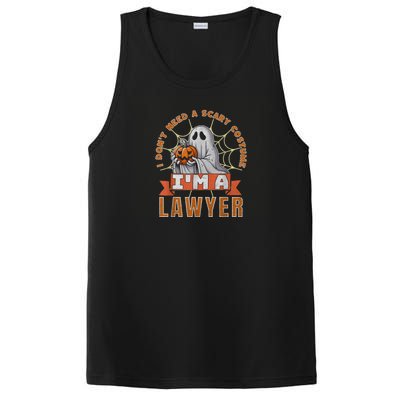 Halloween Lawyer Ghost IM A Lawyer Funny Costume PosiCharge Competitor Tank