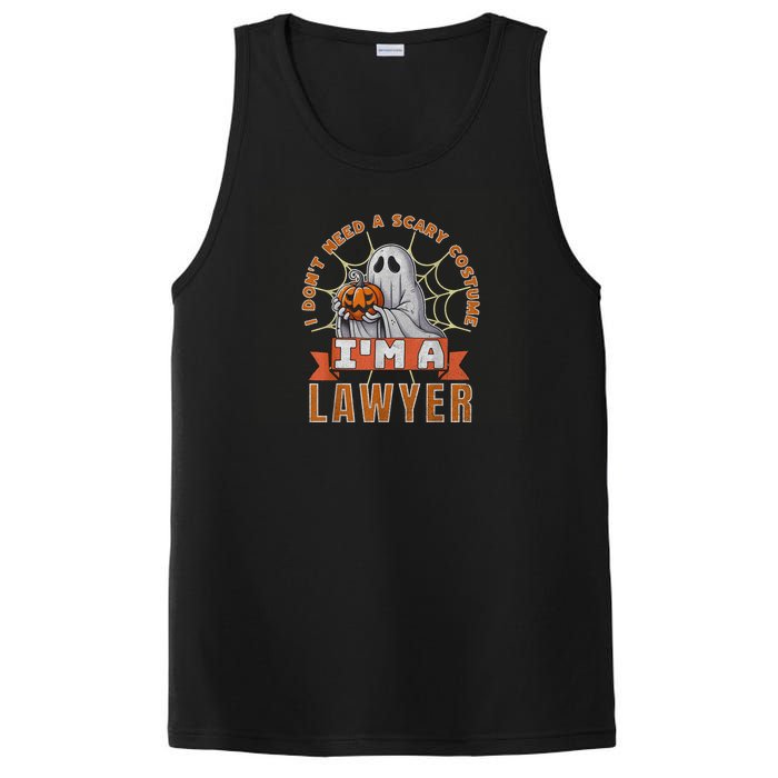 Halloween Lawyer Ghost IM A Lawyer Funny Costume PosiCharge Competitor Tank