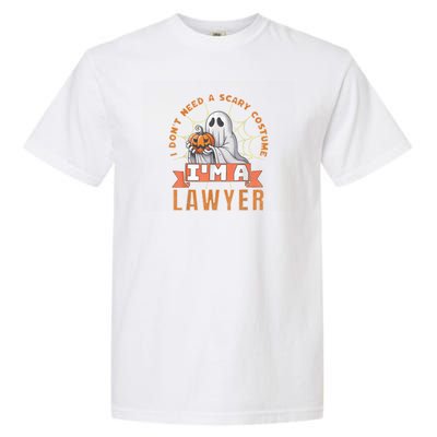 Halloween Lawyer Ghost IM A Lawyer Funny Costume Garment-Dyed Heavyweight T-Shirt