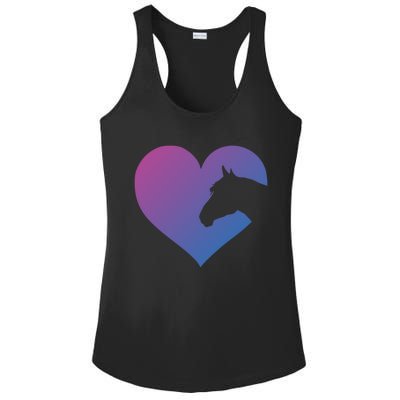 Horse Lover Gift For N And Who Love Horses Cute Gift Ladies PosiCharge Competitor Racerback Tank