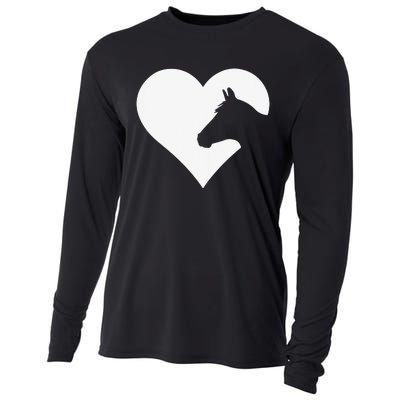 Horse Lover Gift For Who Love Horses Cooling Performance Long Sleeve Crew