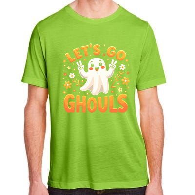 Halloween LetS Go Ghouls Ghost Retro Costume Great Gift Adult ChromaSoft Performance T-Shirt