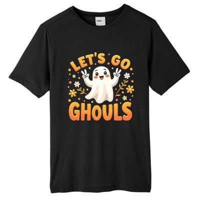 Halloween LetS Go Ghouls Ghost Retro Costume Great Gift Tall Fusion ChromaSoft Performance T-Shirt