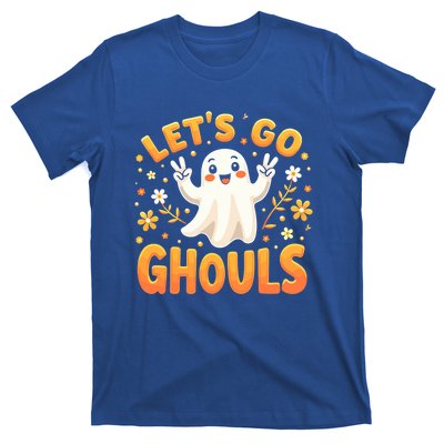 Halloween LetS Go Ghouls Ghost Retro Costume Great Gift T-Shirt