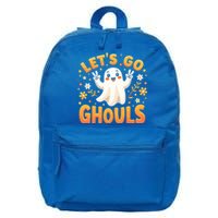 Halloween LetS Go Ghouls Ghost Retro Costume Great Gift 16 in Basic Backpack