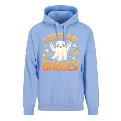 Halloween LetS Go Ghouls Ghost Retro Costume Great Gift Unisex Surf Hoodie