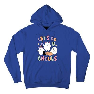 Halloween Let’S Go Ghouls Funny Spooky Ghost Gift Tall Hoodie