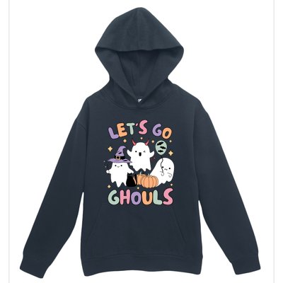 Halloween Let’S Go Ghouls Funny Spooky Ghost Gift Urban Pullover Hoodie