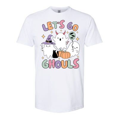 Halloween Let’S Go Ghouls Funny Spooky Ghost Gift Softstyle CVC T-Shirt