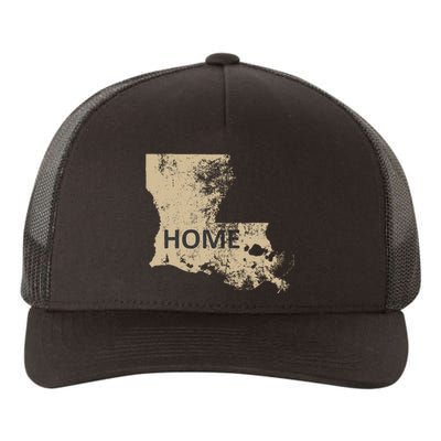 Home Louisiana Gold & Black Yupoong Adult 5-Panel Trucker Hat