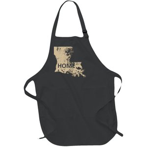 Home Louisiana Gold & Black Full-Length Apron With Pockets