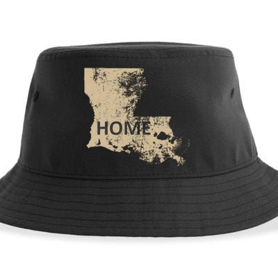 Home Louisiana Gold & Black Sustainable Bucket Hat