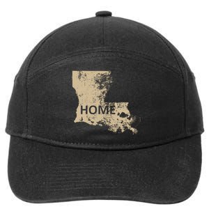 Home Louisiana Gold & Black 7-Panel Snapback Hat