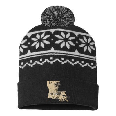 Home Louisiana Gold & Black USA-Made Snowflake Beanie