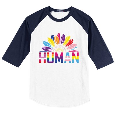 Human Lgbtq Gift Baseball Sleeve Shirt