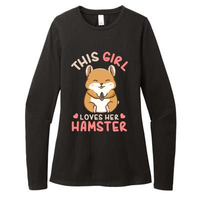 Hamster Lover Gift Cute Gift Womens CVC Long Sleeve Shirt