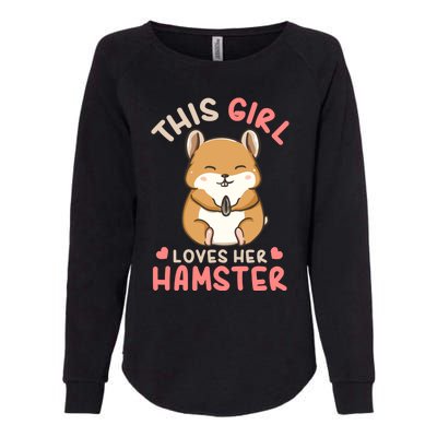 Hamster Lover Gift Cute Gift Womens California Wash Sweatshirt