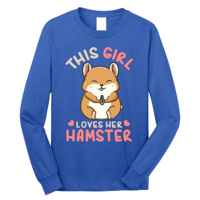 Hamster Lover Gift Cute Gift Long Sleeve Shirt