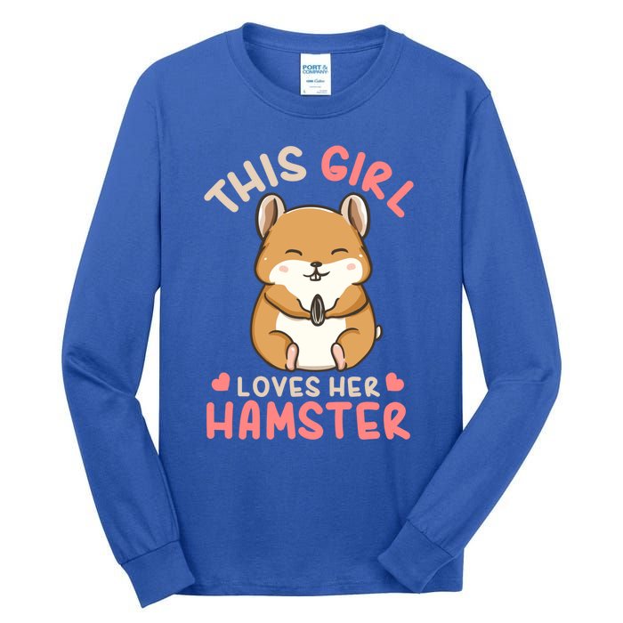 Hamster Lover Gift Cute Gift Tall Long Sleeve T-Shirt