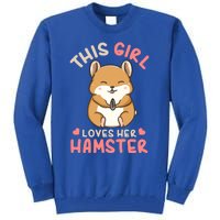 Hamster Lover Gift Cute Gift Tall Sweatshirt