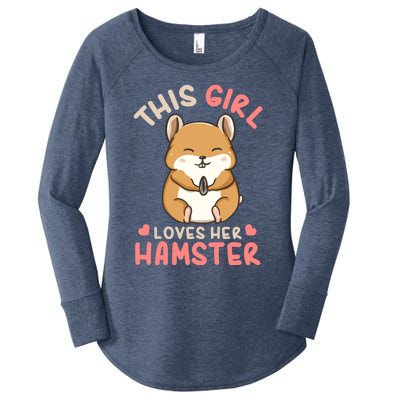 Hamster Lover Gift Cute Gift Women's Perfect Tri Tunic Long Sleeve Shirt