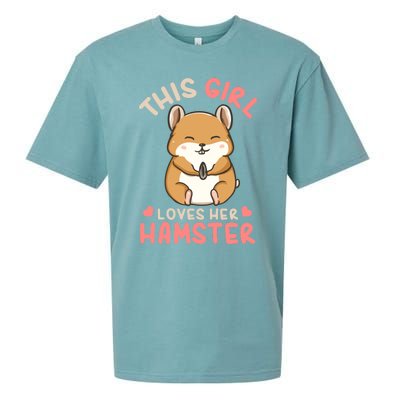 Hamster Lover Gift Cute Gift Sueded Cloud Jersey T-Shirt