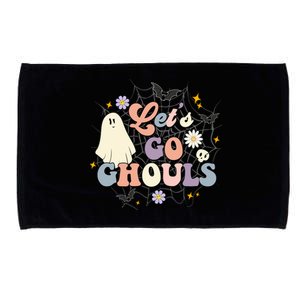 Halloween Lets Go Ghouls Ghost Retro Costume Gift Microfiber Hand Towel