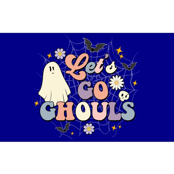 Halloween Lets Go Ghouls Ghost Retro Costume Gift Bumper Sticker