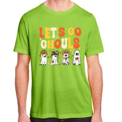 Halloween LetS Go Ghouls Ghost Retro Costume Funny Gift Adult ChromaSoft Performance T-Shirt