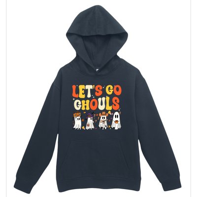 Halloween LetS Go Ghouls Ghost Retro Costume Funny Gift Urban Pullover Hoodie