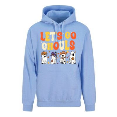 Halloween LetS Go Ghouls Ghost Retro Costume Funny Gift Unisex Surf Hoodie