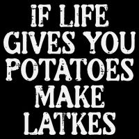Hanukkah Life Gives Potatoes Make Latkes Chanukah Doggie Tank